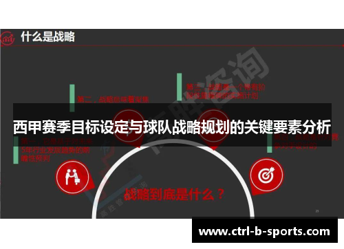 西甲赛季目标设定与球队战略规划的关键要素分析 西甲赛季目标设定与球队战略规划的关键要素分析